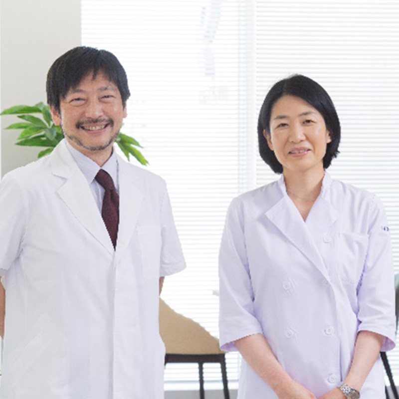 (From left) Senior Assistant Professor Ryosuke Shirasaki / Associate Professor Haruko Tashiro