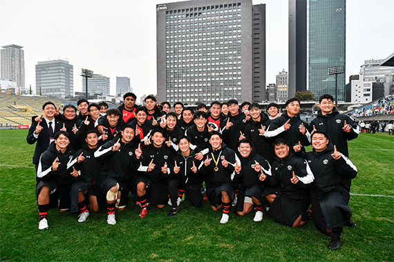 ラグビー部が関東大学対抗戦Aリーグで2年連続11度目の優勝を果たしました