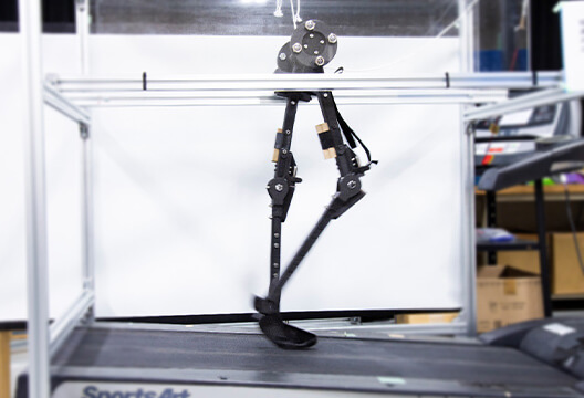 Developing joint research with Associate Professor Yoshito Ikemata, who studies walking robots