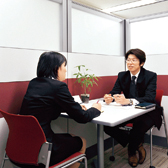 As with the Career Support Center, you can receive detailed employment consultation.