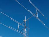 Small satellite radio tracking antenna